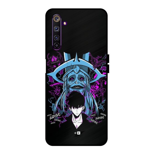 Jinwoo Arise Metal Back Case for Realme 6 Pro