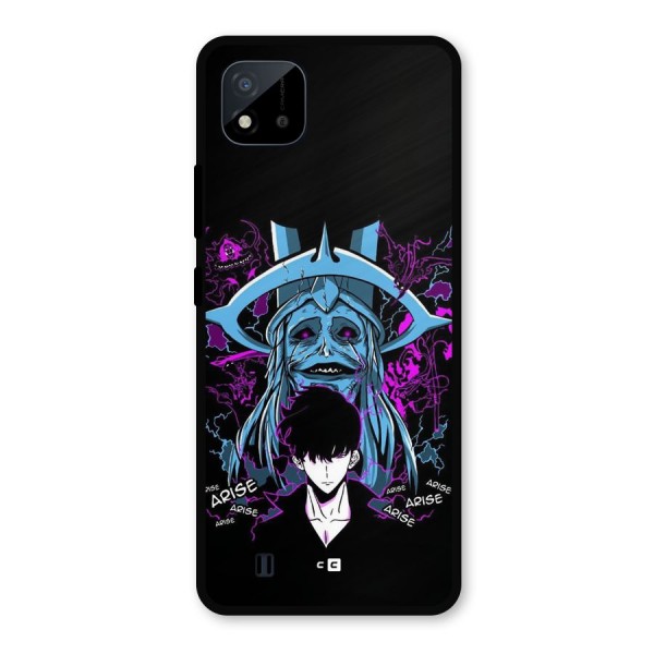 Jinwoo Arise Metal Back Case for Realme C11 2021