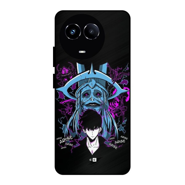 Jinwoo Arise Metal Back Case for Realme Narzo 60X