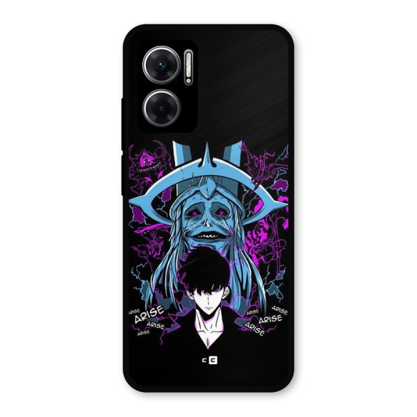 Jinwoo Arise Metal Back Case for Redmi 11 Prime 5G