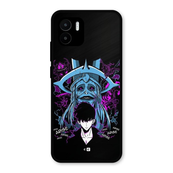 Jinwoo Arise Metal Back Case for Redmi A2