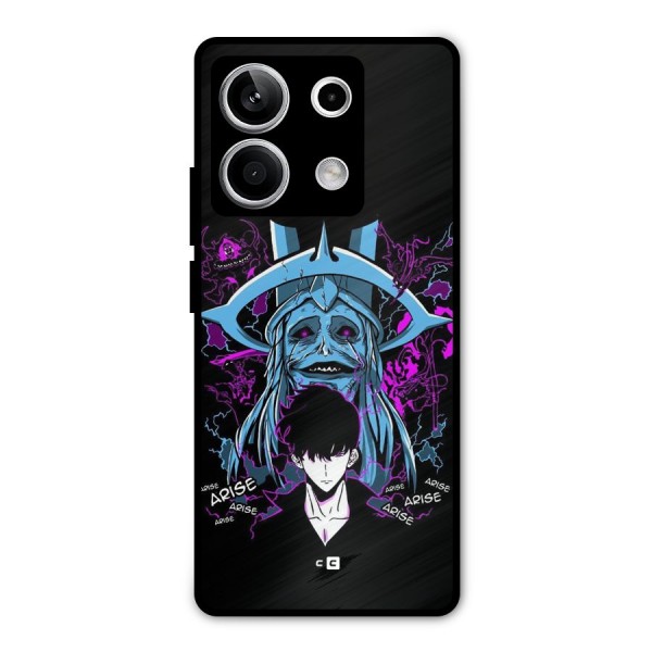 Jinwoo Arise Metal Back Case for Redmi Note 13 5G