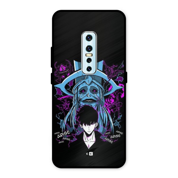 Jinwoo Arise Metal Back Case for Vivo V17 Pro