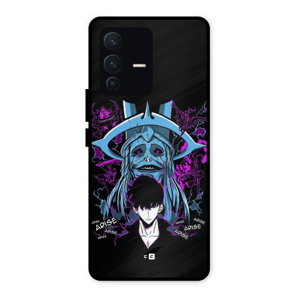 Jinwoo Arise Metal Back Case for Vivo V23 5G