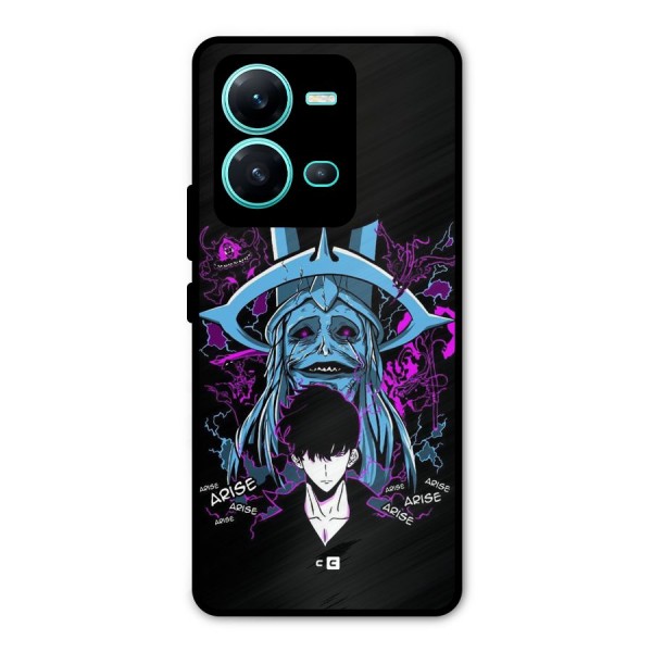 Jinwoo Arise Metal Back Case for Vivo V25