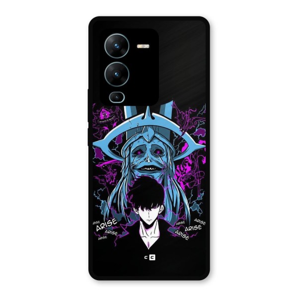 Jinwoo Arise Metal Back Case for Vivo V25 Pro