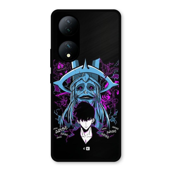 Jinwoo Arise Metal Back Case for Vivo Y100a