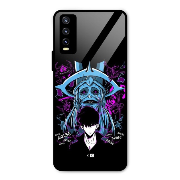 Jinwoo Arise Metal Back Case for Vivo Y20 2021