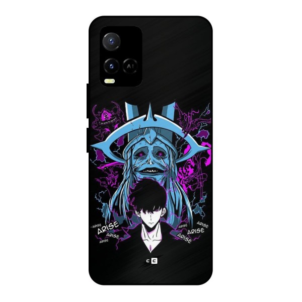 Jinwoo Arise Metal Back Case for Vivo Y21A