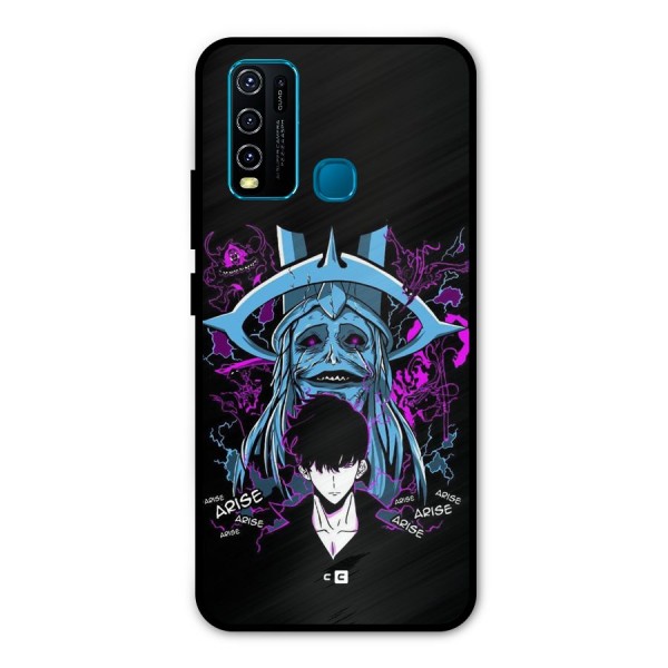 Jinwoo Arise Metal Back Case for Vivo Y30