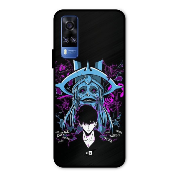 Jinwoo Arise Metal Back Case for Vivo Y31