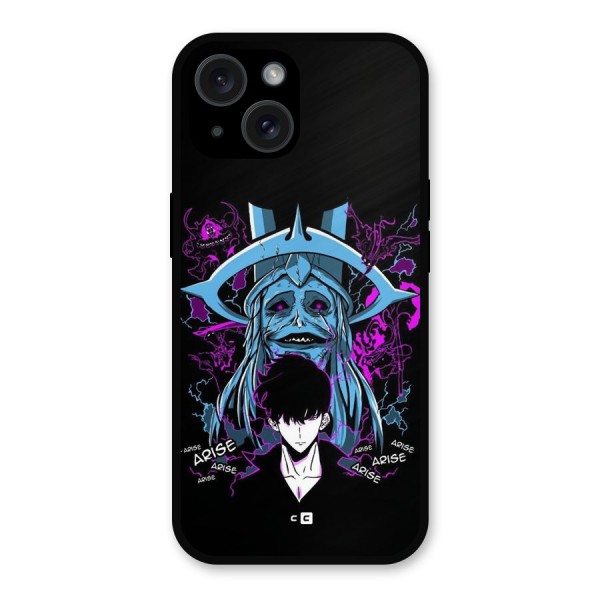 Jinwoo Arise Metal Back Case for iPhone 15