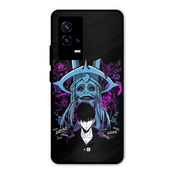 Jinwoo Arise Metal Back Case for iQOO 9 5G