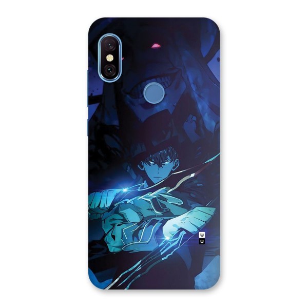 Jinwoo Fighting Mode Back Case for Redmi Note 6 Pro