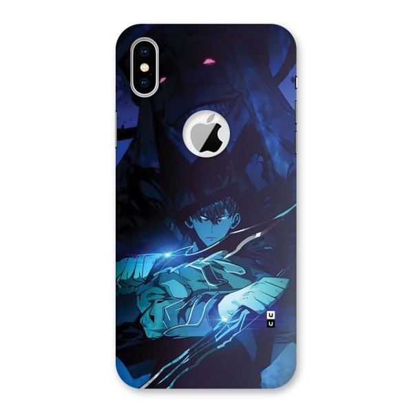 Jinwoo Fighting Mode Back Case for iPhone XS Logo Cut