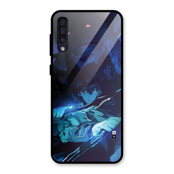 Jinwoo Fighting Mode Glass Back Case for Galaxy A50s