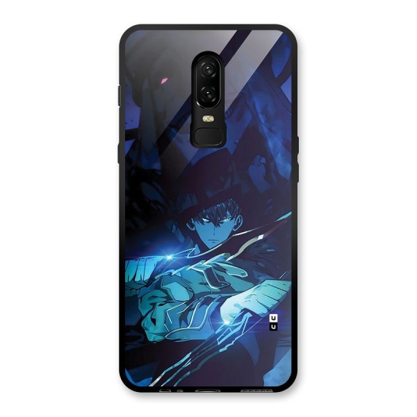 Jinwoo Fighting Mode Glass Back Case for OnePlus 6