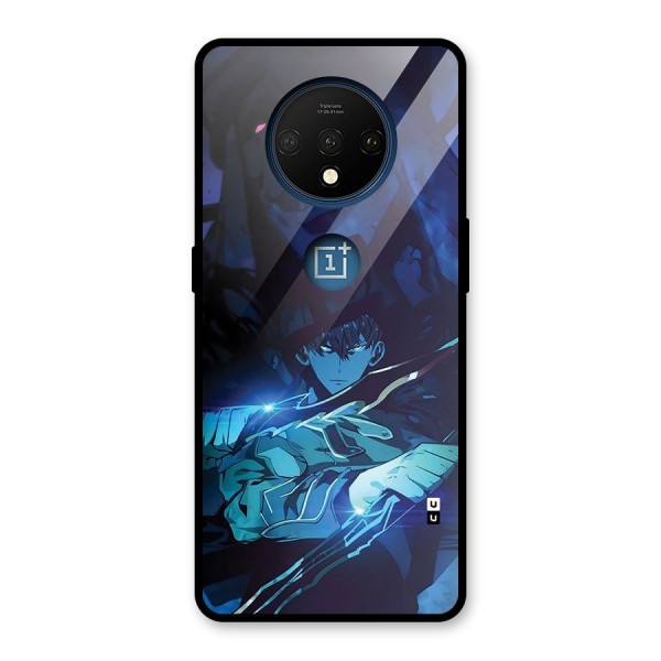 Jinwoo Fighting Mode Glass Back Case for OnePlus 7T