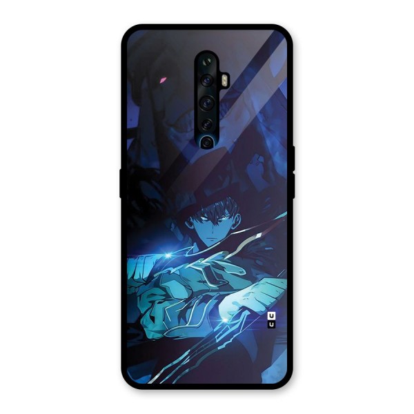 Jinwoo Fighting Mode Glass Back Case for Oppo Reno2 F