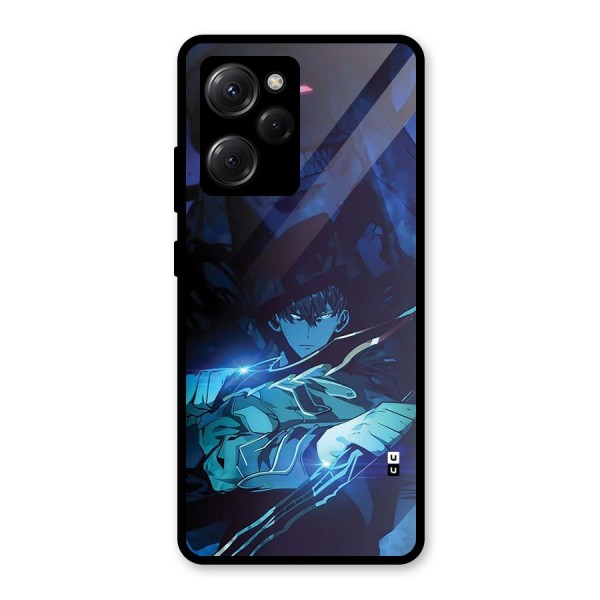 Jinwoo Fighting Mode Glass Back Case for Poco X5 Pro