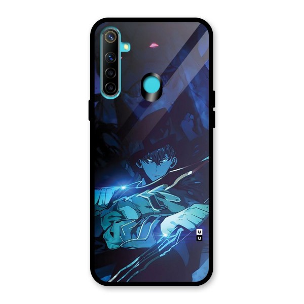 Jinwoo Fighting Mode Glass Back Case for Realme 5