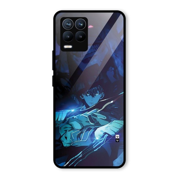 Jinwoo Fighting Mode Glass Back Case for Realme 8 Pro