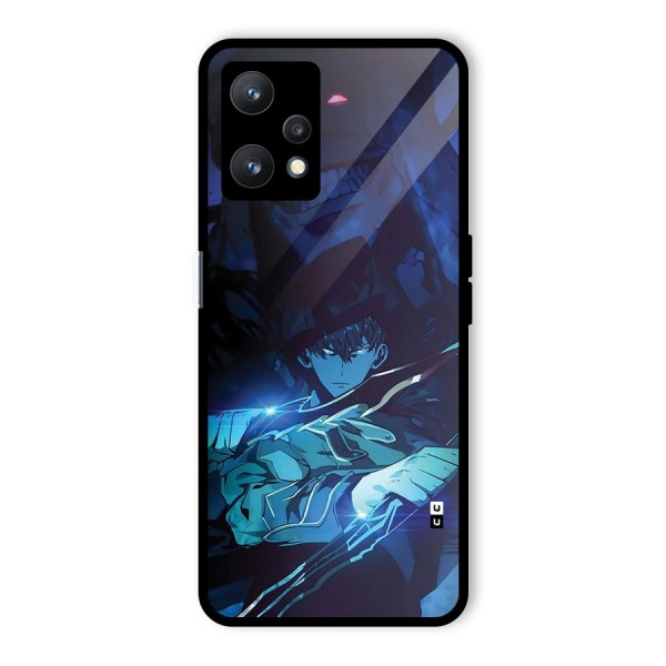 Jinwoo Fighting Mode Glass Back Case for Realme 9 Pro 5G