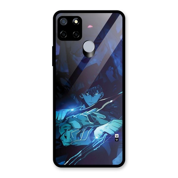 Jinwoo Fighting Mode Glass Back Case for Realme Narzo 20