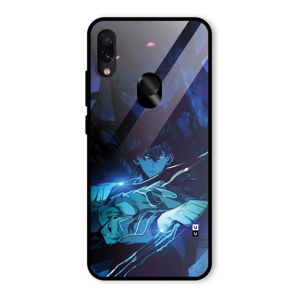 Jinwoo Fighting Mode Glass Back Case for Redmi Note 7