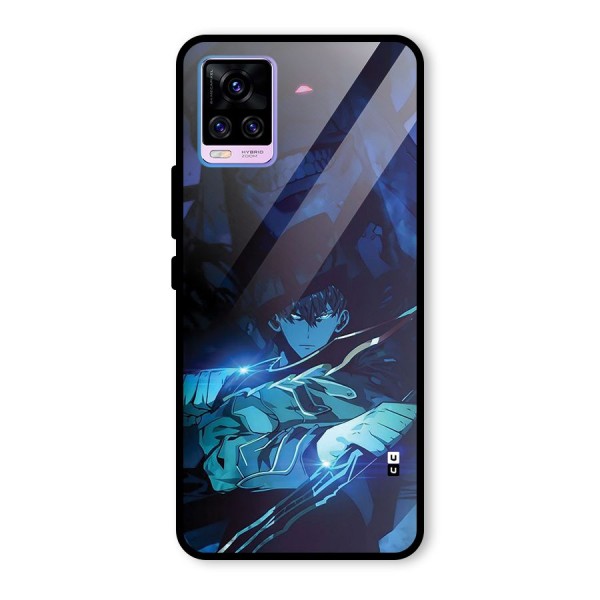 Jinwoo Fighting Mode Glass Back Case for Vivo V20 Pro