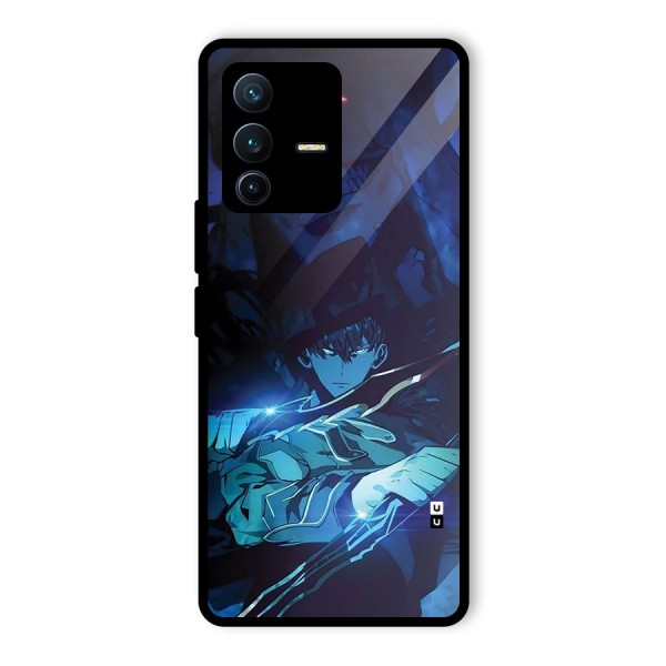 Jinwoo Fighting Mode Glass Back Case for Vivo V23 Pro