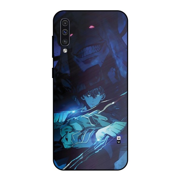 Jinwoo Fighting Mode Metal Back Case for Galaxy A50