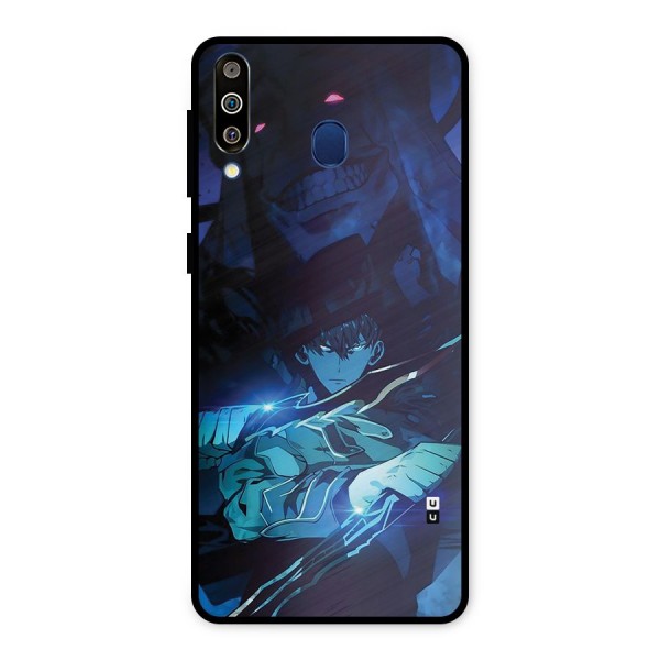 Jinwoo Fighting Mode Metal Back Case for Galaxy M30