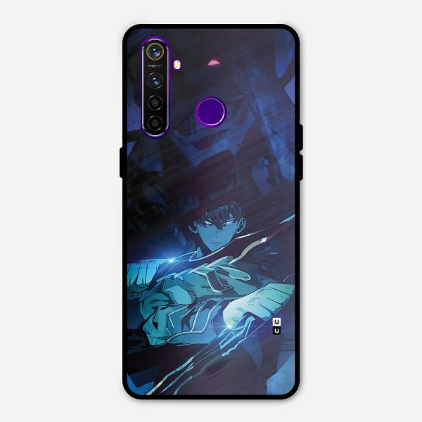 Jinwoo Fighting Mode Metal Back Case for Realme 5 Pro