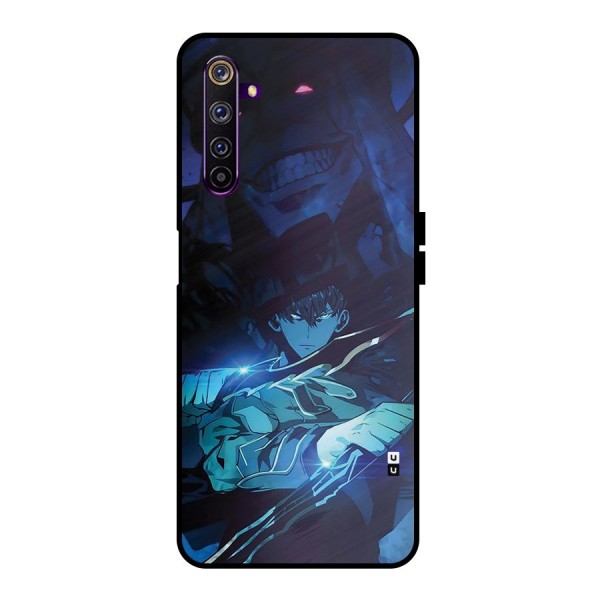 Jinwoo Fighting Mode Metal Back Case for Realme 6 Pro