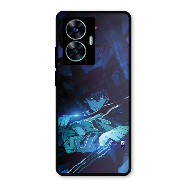 Jinwoo Fighting Mode Metal Back Case for Realme C55