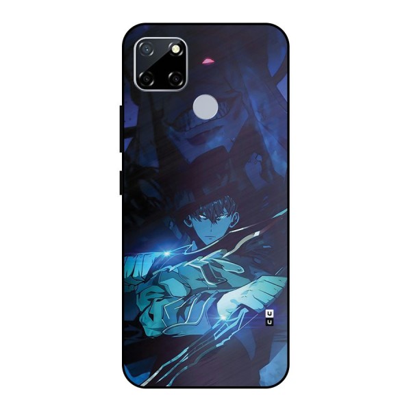 Jinwoo Fighting Mode Metal Back Case for Realme Narzo 20