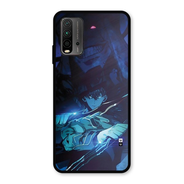 Jinwoo Fighting Mode Metal Back Case for Redmi 9 Power