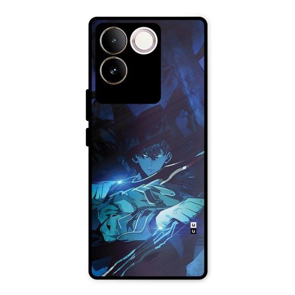 Jinwoo Fighting Mode Metal Back Case for Vivo T2 Pro