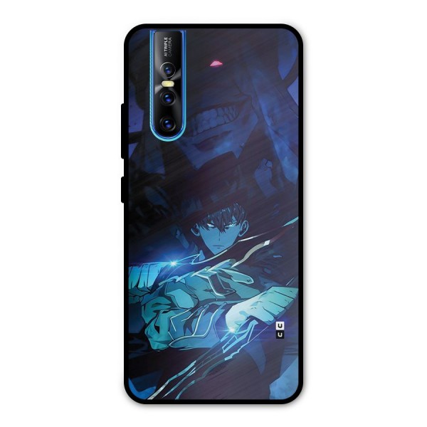 Jinwoo Fighting Mode Metal Back Case for Vivo V15 Pro