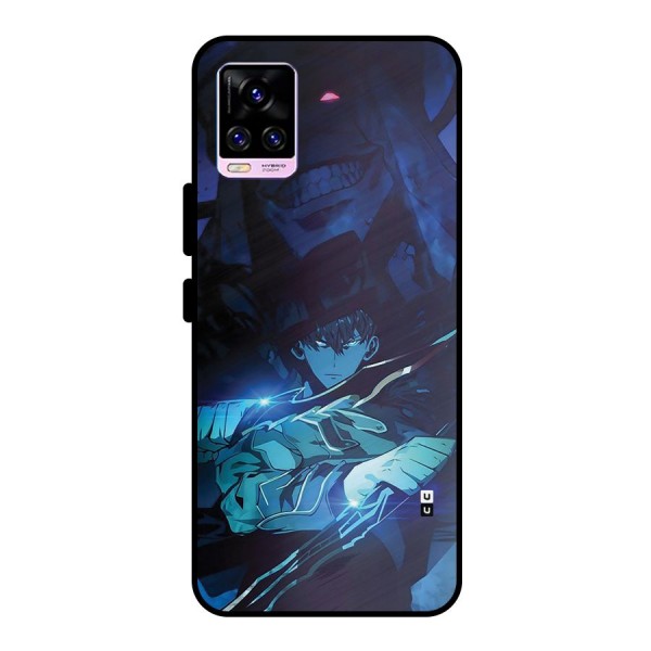 Jinwoo Fighting Mode Metal Back Case for Vivo V20 Pro