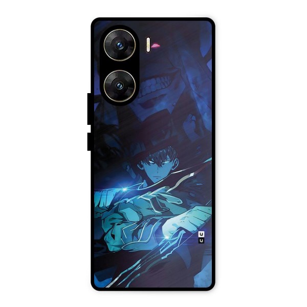 Jinwoo Fighting Mode Metal Back Case for Vivo V29e