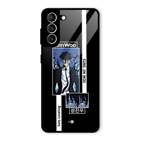 Jinwoo Sung In A Battle Form Glass Back Case for Galaxy S21 5G