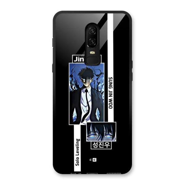 Jinwoo Sung In A Battle Form Glass Back Case for OnePlus 6