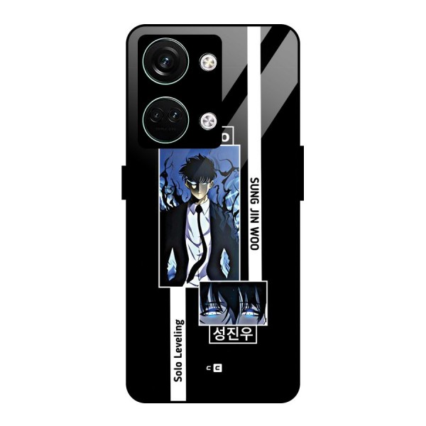 Jinwoo Sung In A Battle Form Glass Back Case for Oneplus Nord 3