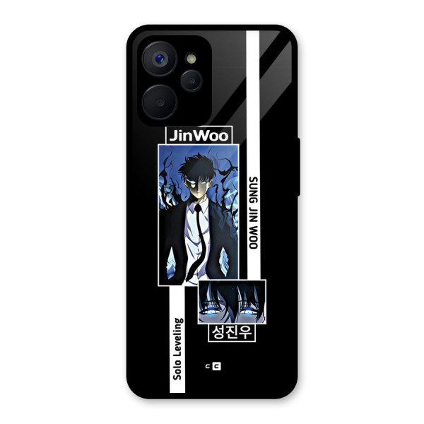 Jinwoo Sung In A Battle Form Glass Back Case for Realme 9i 5G