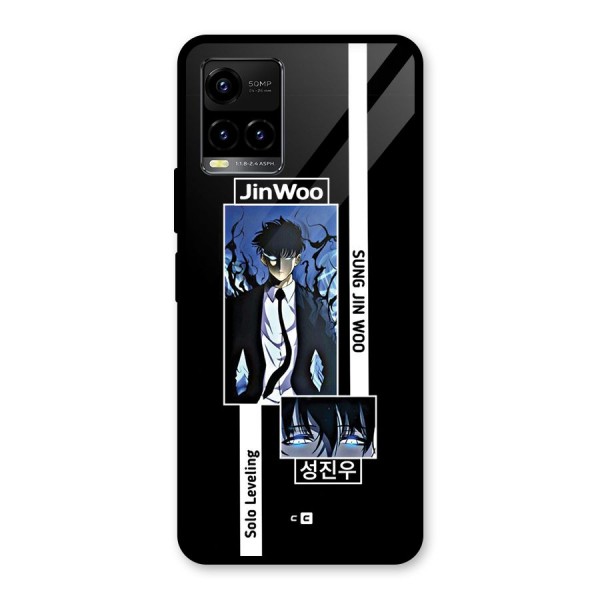 Jinwoo Sung In A Battle Form Glass Back Case for Vivo Y21T