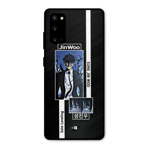 Jinwoo Sung In A Battle Form Metal Back Case for Galaxy S20