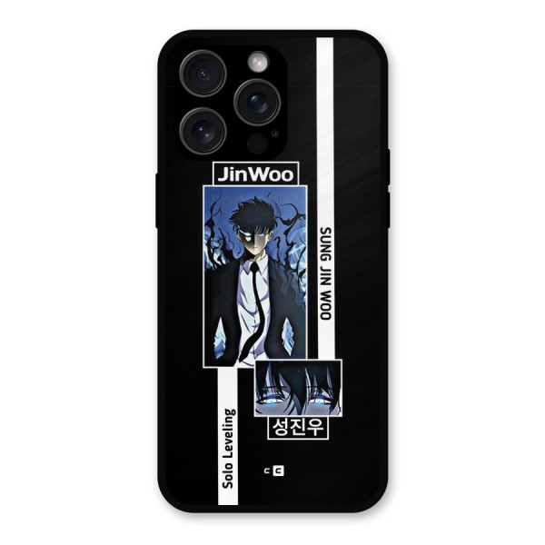 Jinwoo Sung In A Battle Form Metal Back Case for iPhone 15 Pro Max