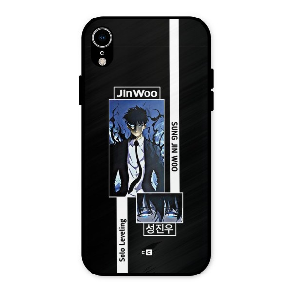 Jinwoo Sung In A Battle Form Metal Back Case for iPhone XR